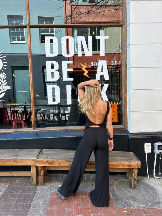 Black Wide Leg Pants 888