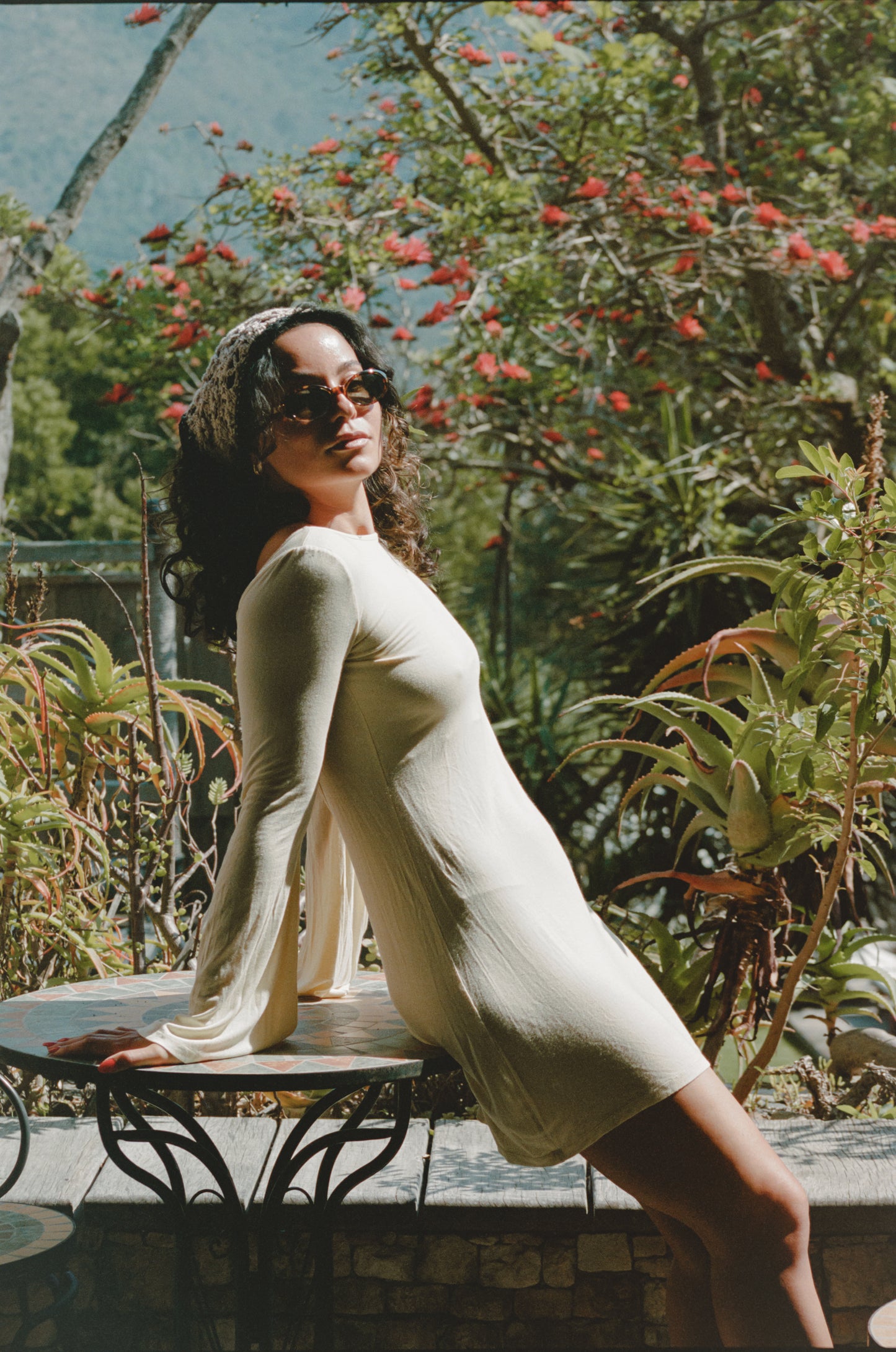 Mini Yellow Bell Sleeve Dress