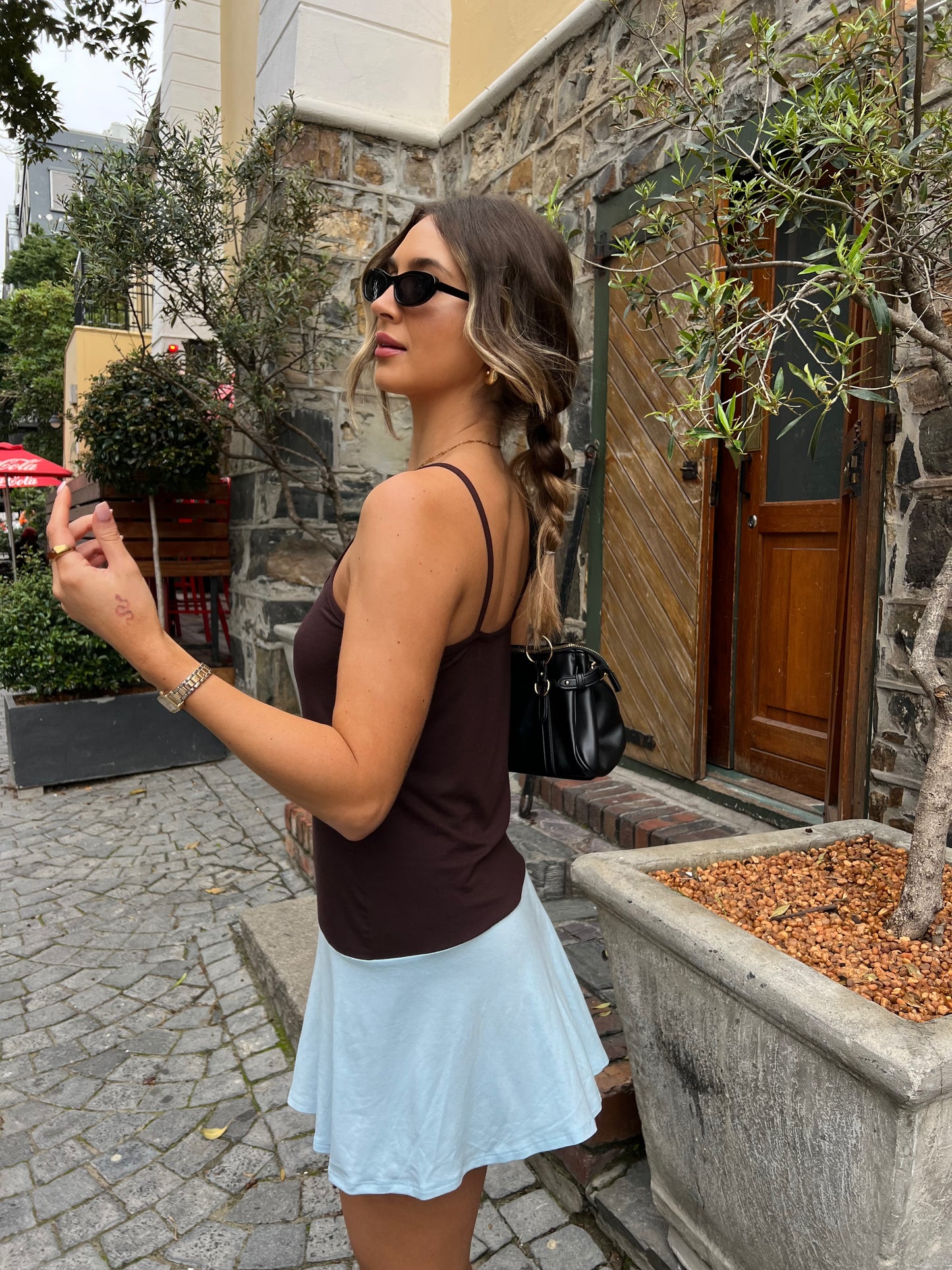 Two-Toned Strappy Dress