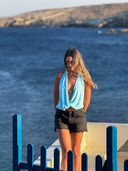 Lucky Top Aquamarine