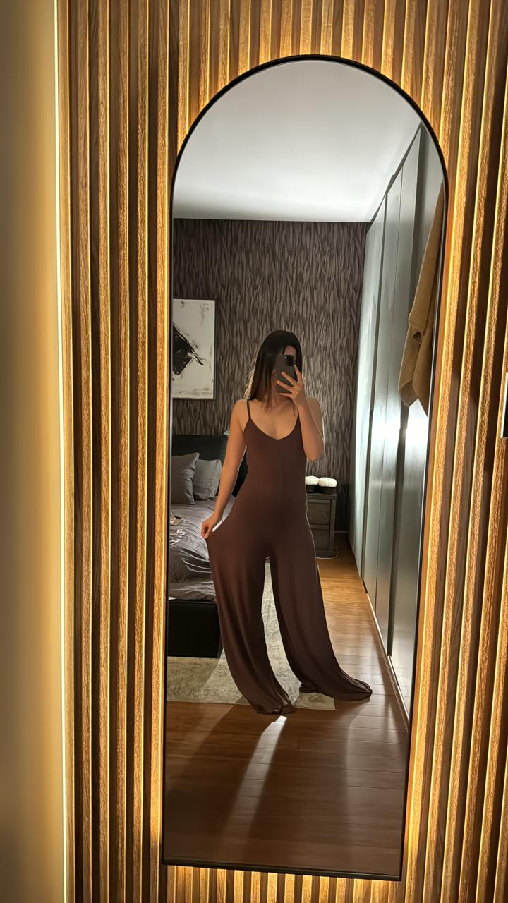 Gemini Chocolate Jumpsuit (Extra Length)